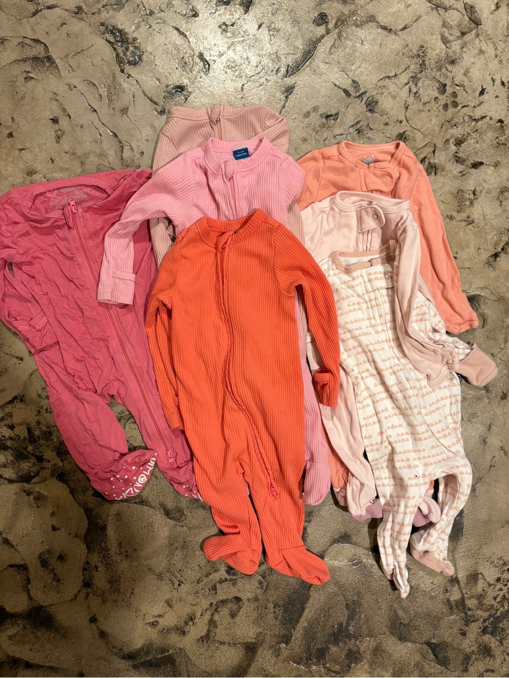 Ribbed Zippered Baby Sleep Sack - Blush Pink